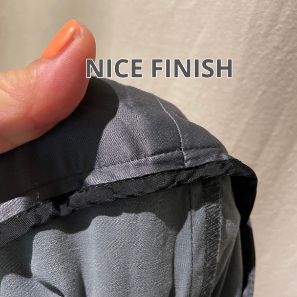 Mylène B. Designer pants from Mtl. Stretch and super nice!  Cobalt blue & Black - Picture 8 of 16